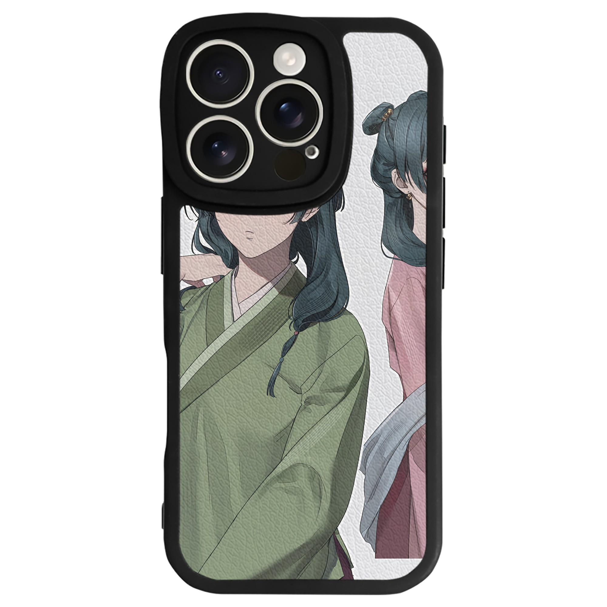 （画像用） 薬屋のひとりごと The Apothecary Diaries 【iPhone 16シリーズ対応】シリコンスマホケース（レザー調） 材質：シリコン